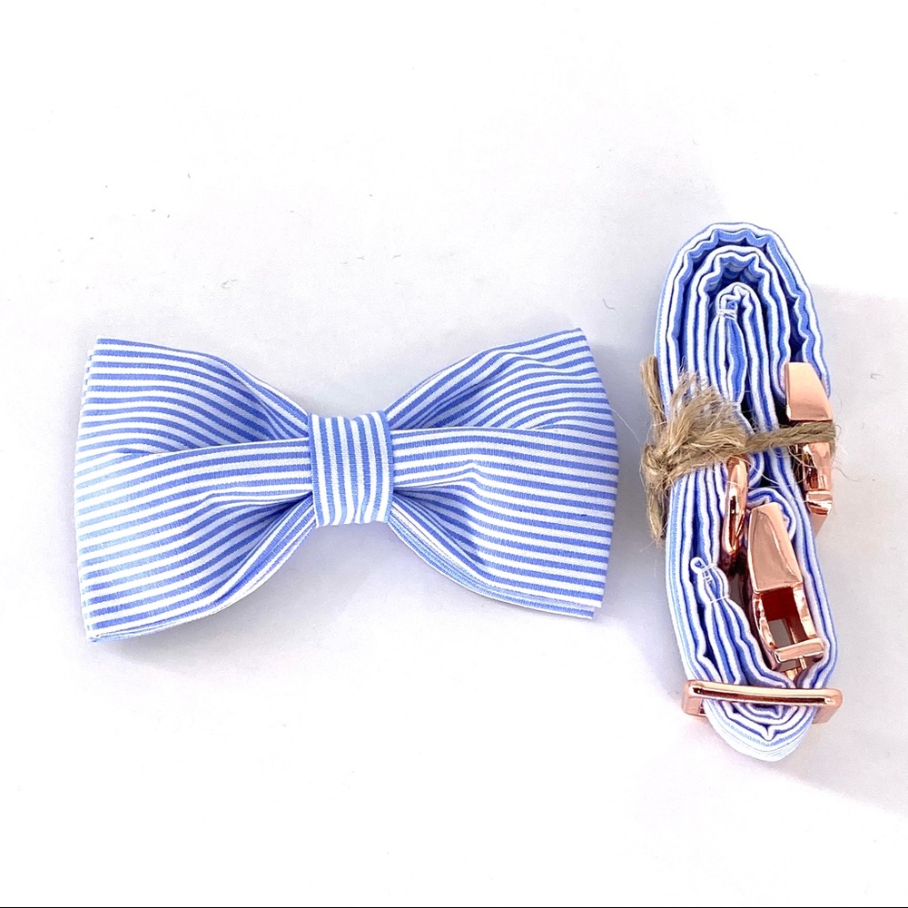 Unique Style Paws Bowtie Collar Set for Dogs/Cats - Picture 2 of 7